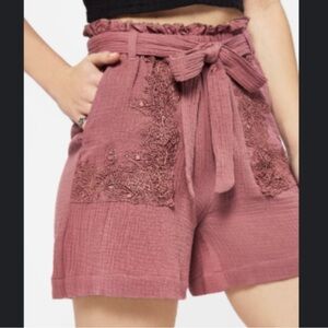 Disturbia Pink High Waist Shorts